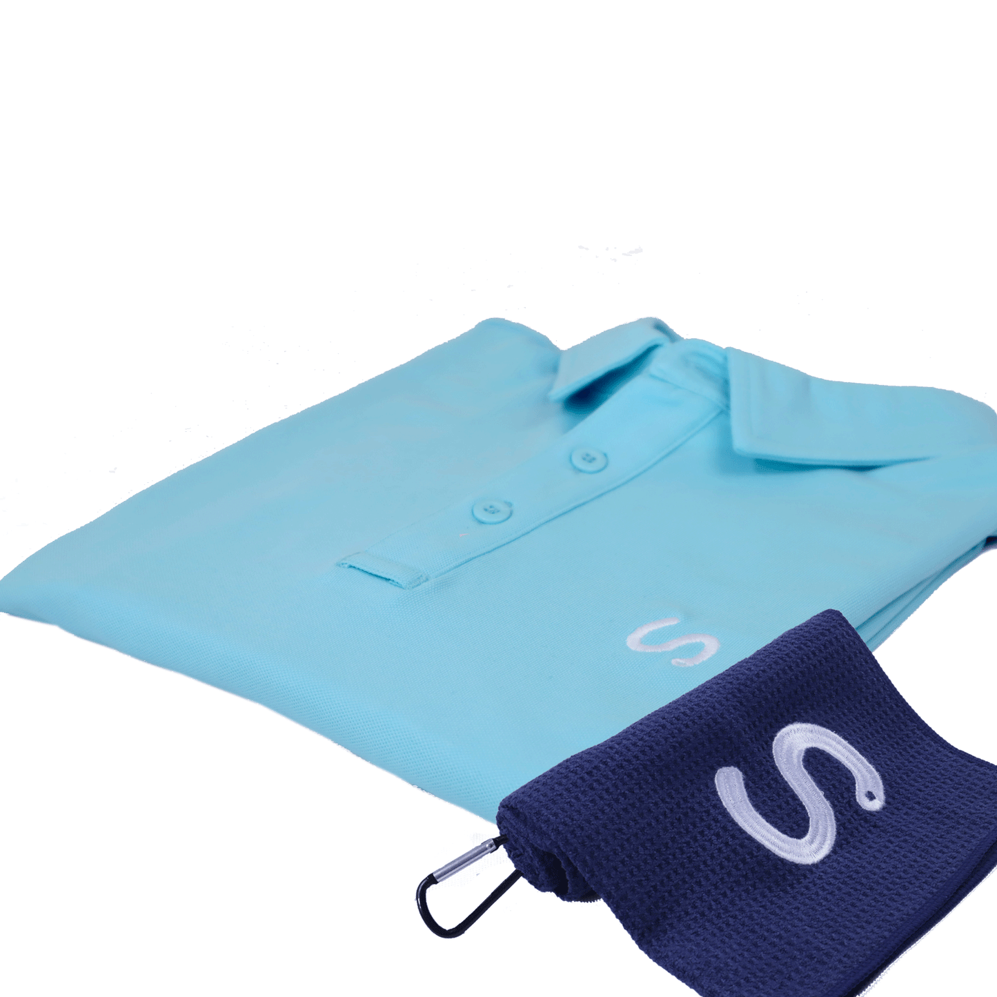 Sky Blue Polo & Towel