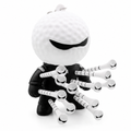 Mr Tee Golf Tee Holder With 12 Themed Golf Tees - Holds 12 Tees