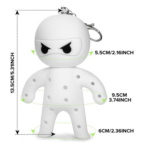 Ninja Design Golf Tee Holder for 13 Golf Tees | White