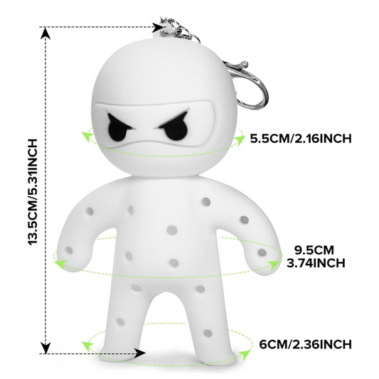 Ninja Design Golf Tee Holder for 13 Golf Tees | White