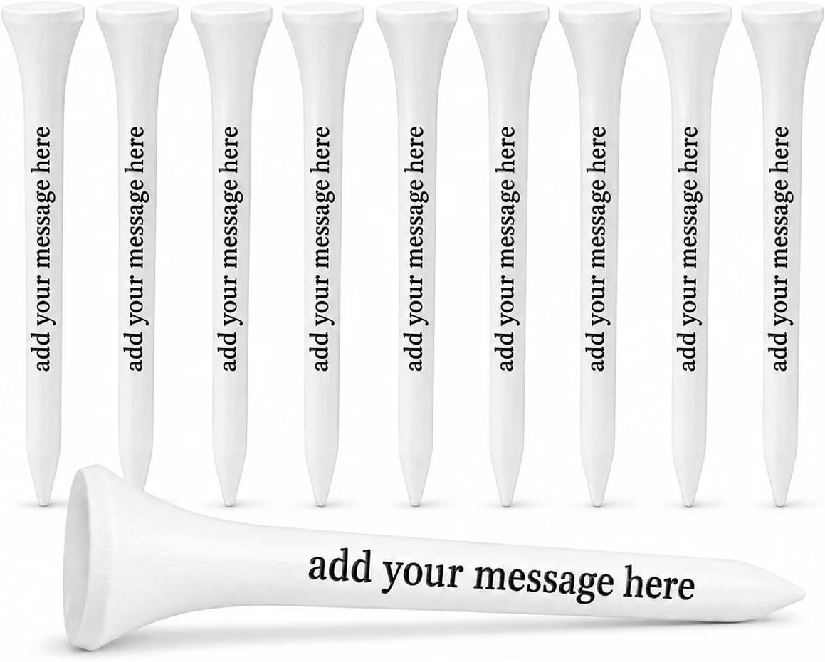 Personalised Golf Tees - Pack of 15 Tees