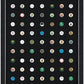 Golf Ball Marker Display Case – Holds 77 Markers | Wall Mounted Golf Gift