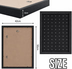 Golf Ball Marker Display Case – Holds 77 Markers | Wall Mounted Golf Gift