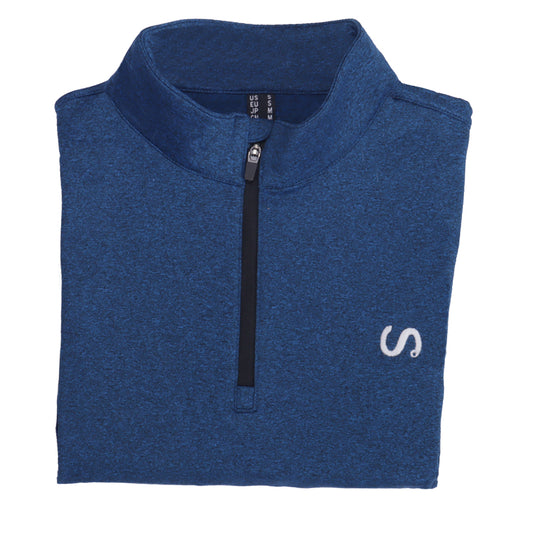 Blue Quarter Zip
