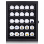 Golf Ball Display Case for 25 Golf Balls