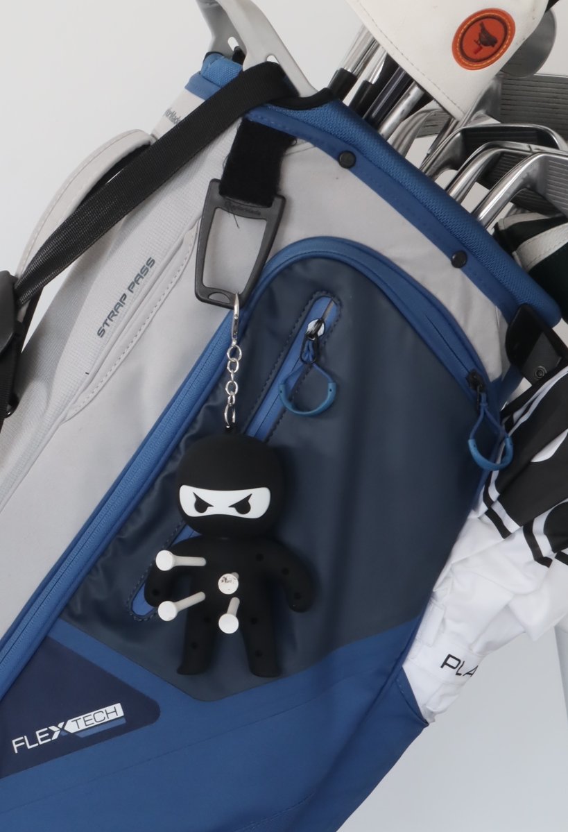 Ninja Design Golf Tee Holder for 13 Golf Tees | Black