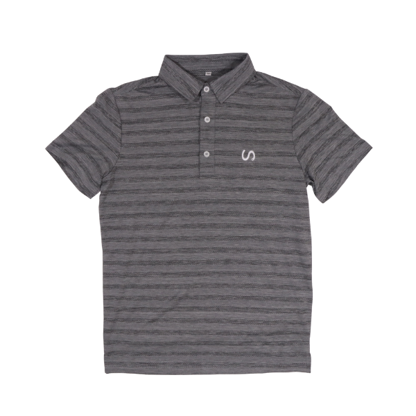 Grey Course Polo