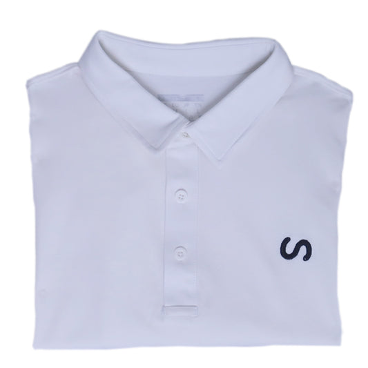 White STRIKER Polo