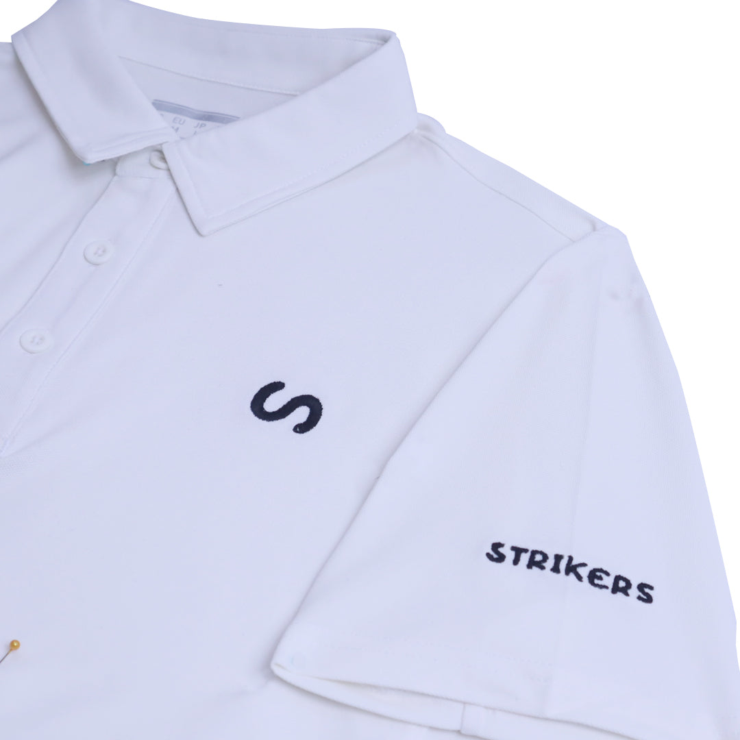 White STRIKER Polo