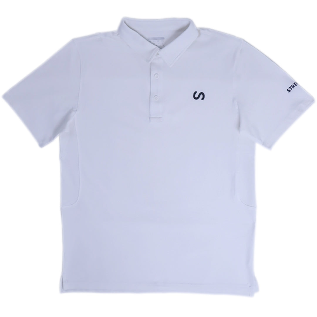 White STRIKER Polo