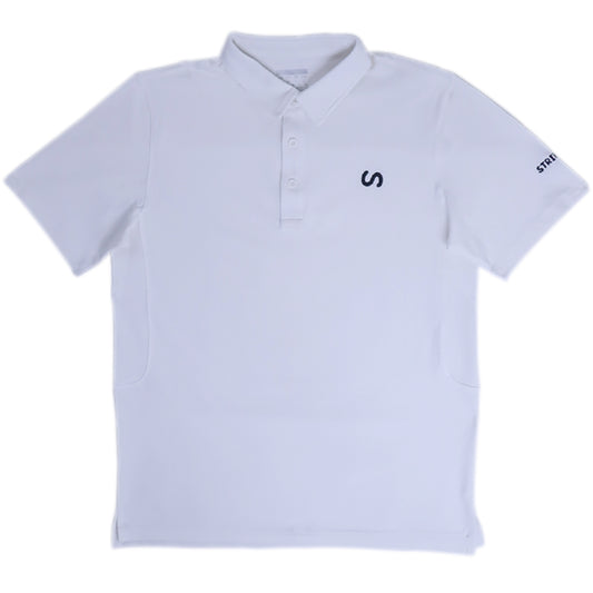 White STRIKER Polo